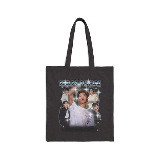 Namjoon Vintage Portrait Graphic Canvas Tote