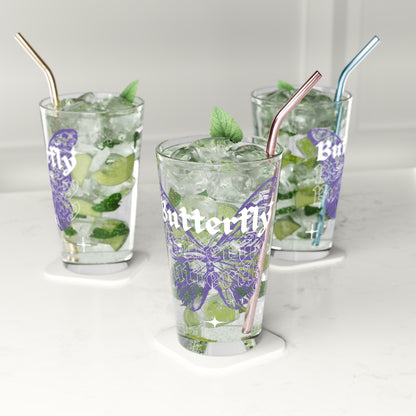 BTS Butterfly Lyric Pint Glass