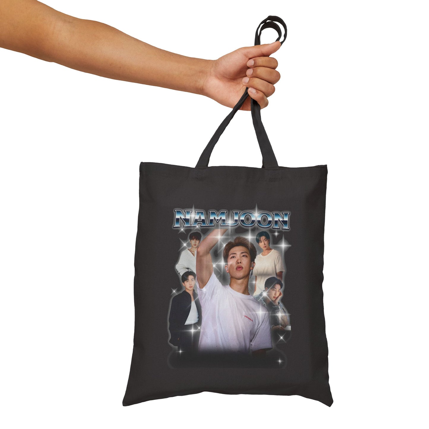 Namjoon Vintage Portrait Graphic Canvas Tote