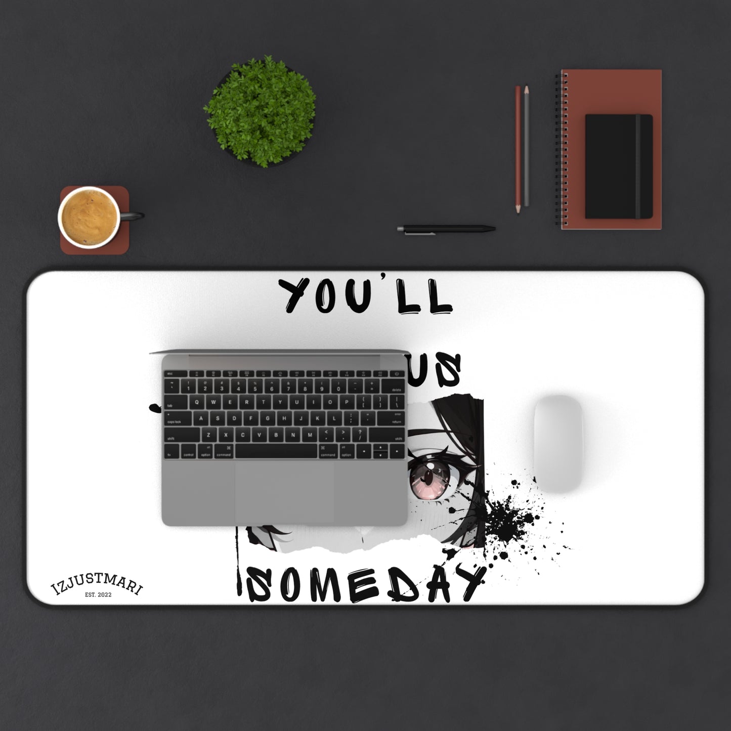 Desk Mat — "You’ll Join Us Someday" Over the Garden Wall Quote