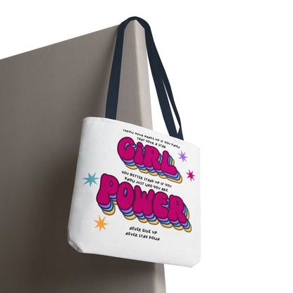 Cheetah Girls "Girl Power" Lyrics Tote Bag — Retro 2000s Fan Tote