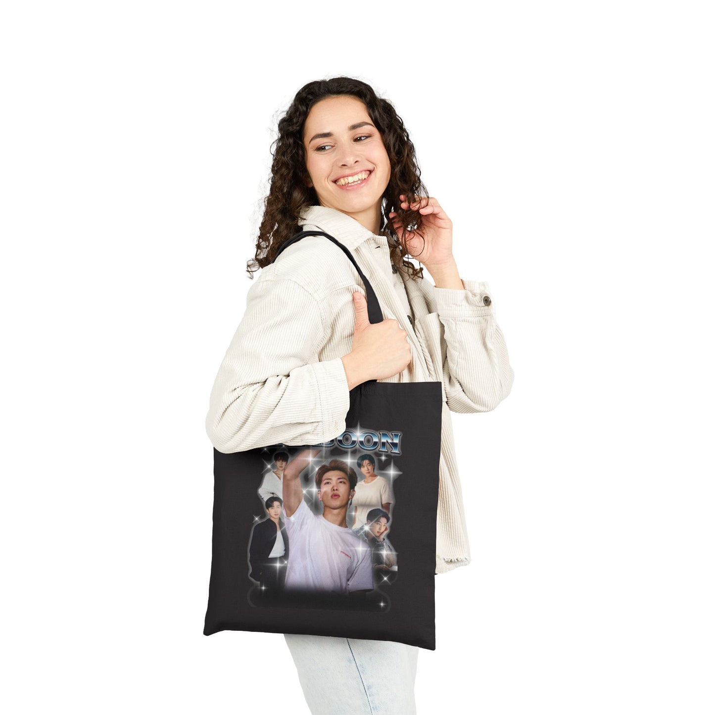 Namjoon Vintage Portrait Graphic Canvas Tote