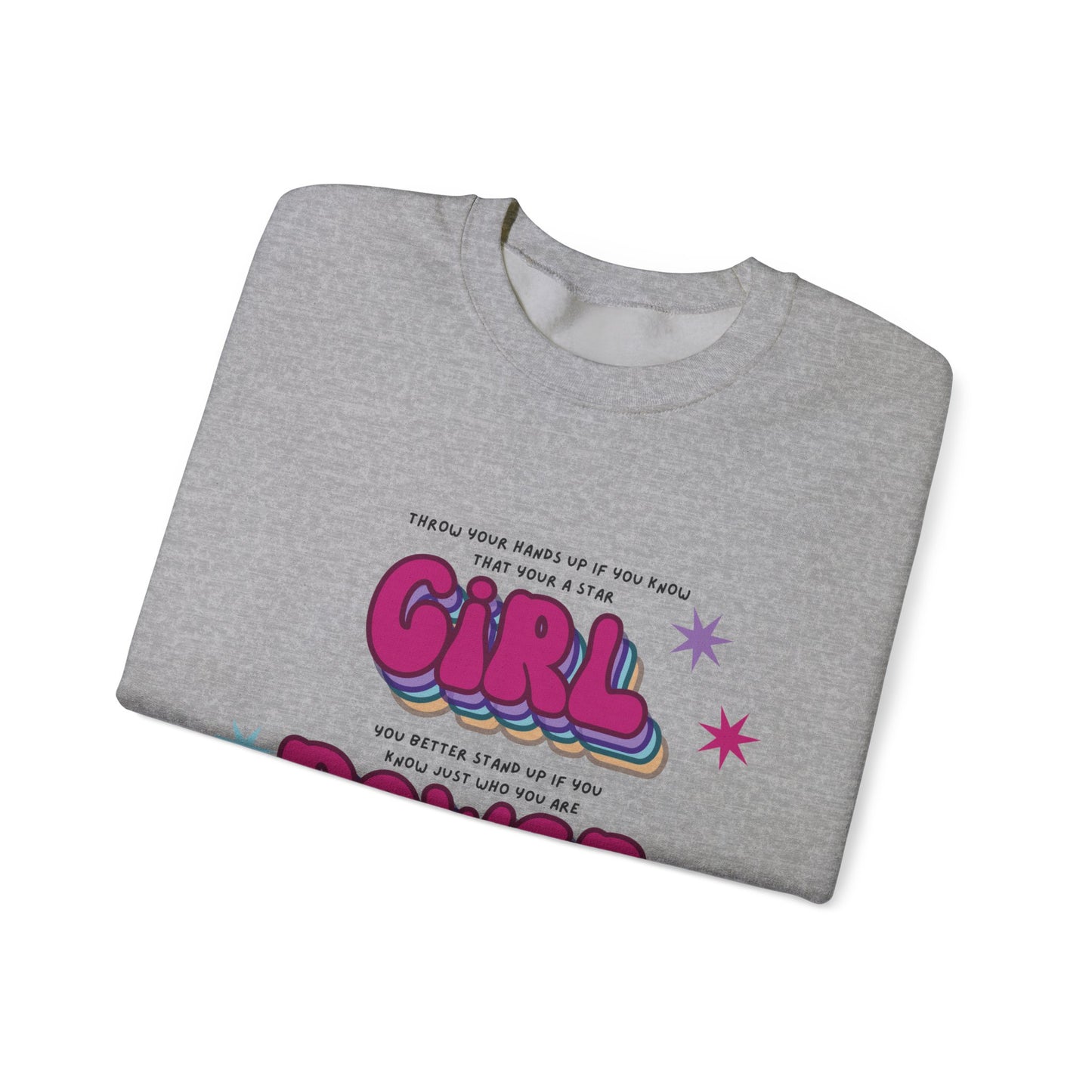 Cheetah Girls "Girl Power" Lyrics Crewneck Sweatshirt