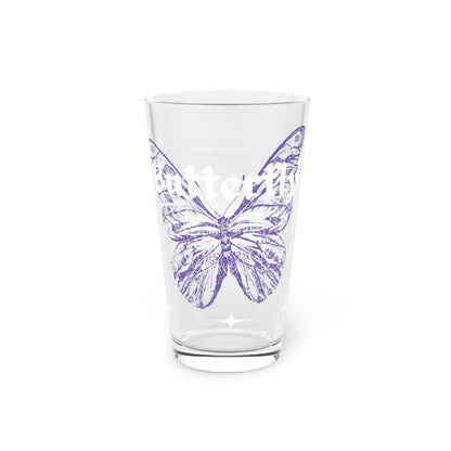 BTS Butterfly Lyric Pint Glass