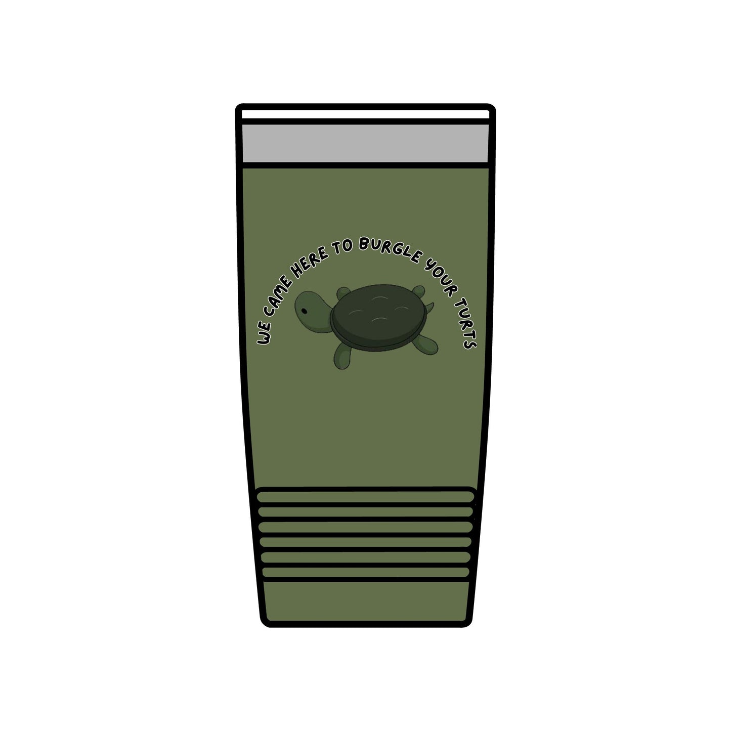 Over the Garden Wall 20oz Insulated Tumbler — "We Came Here to Burgle Your Turts"