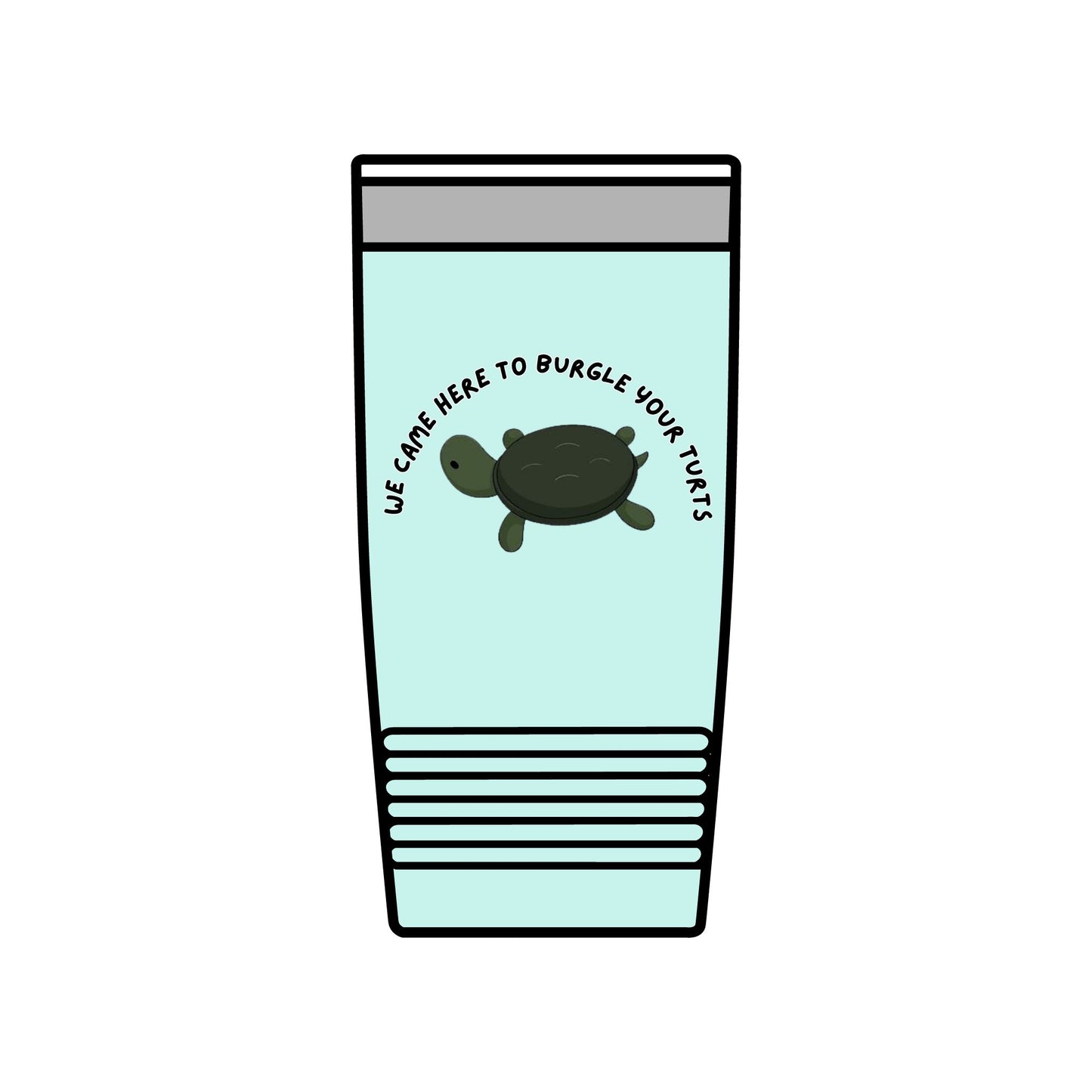 Over the Garden Wall 20oz Insulated Tumbler — "We Came Here to Burgle Your Turts"