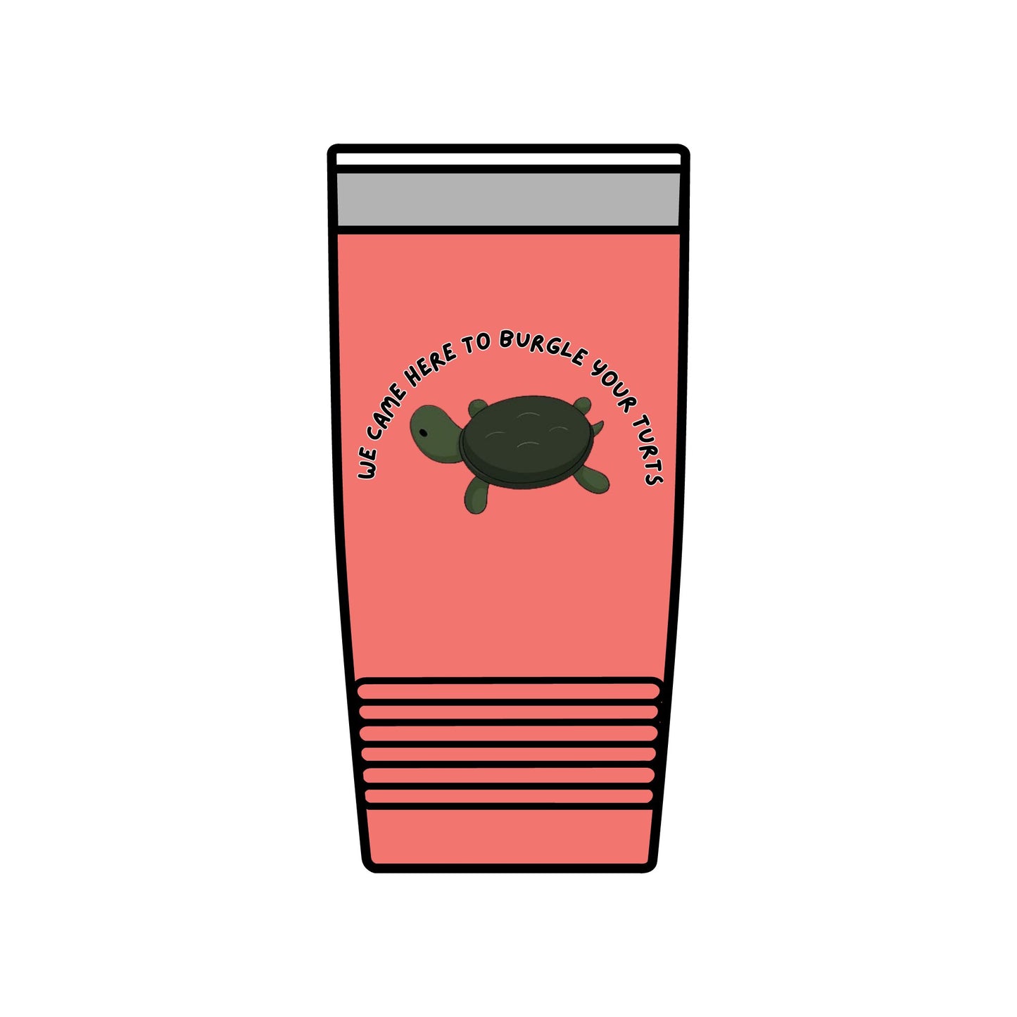 Over the Garden Wall 20oz Insulated Tumbler — "We Came Here to Burgle Your Turts"