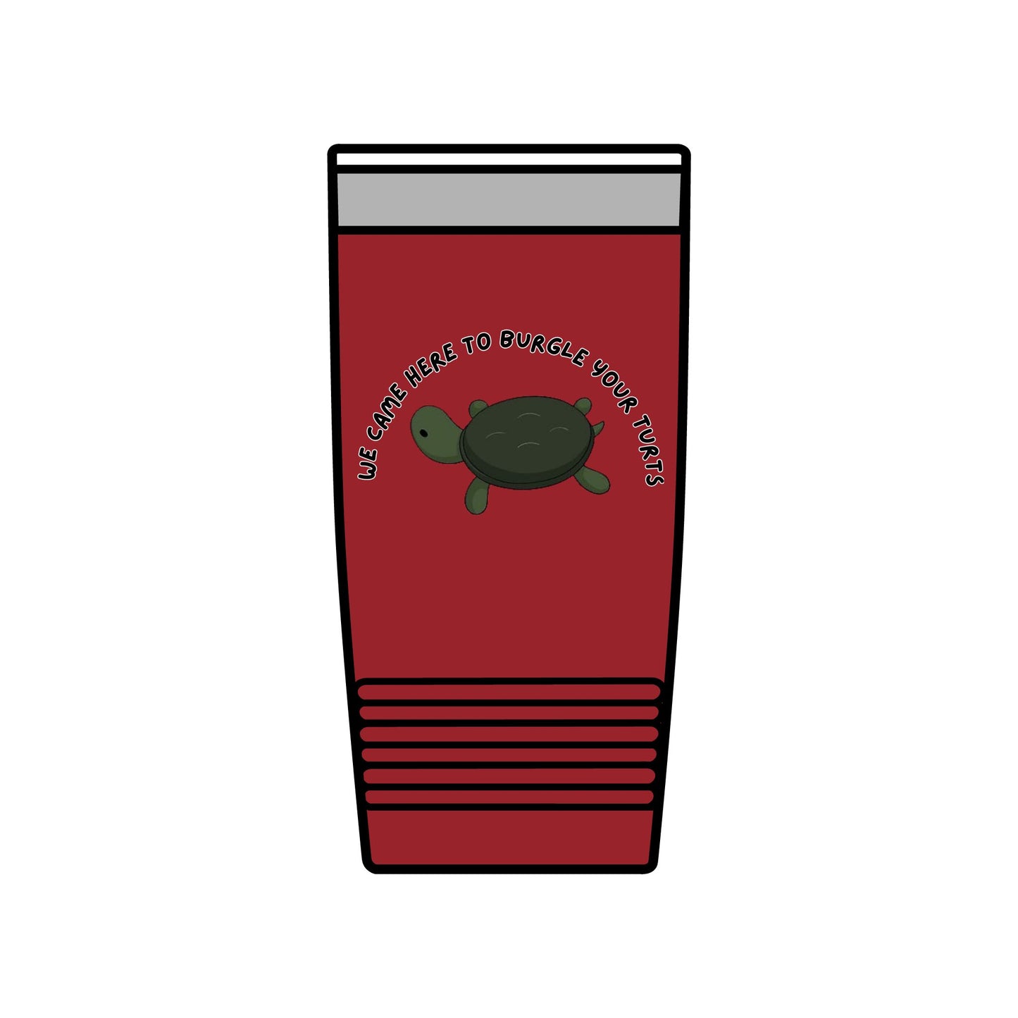 Over the Garden Wall 20oz Insulated Tumbler — "We Came Here to Burgle Your Turts"