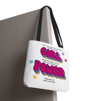 Cheetah Girls "Girl Power" Lyrics Tote Bag — Retro 2000s Fan Tote
