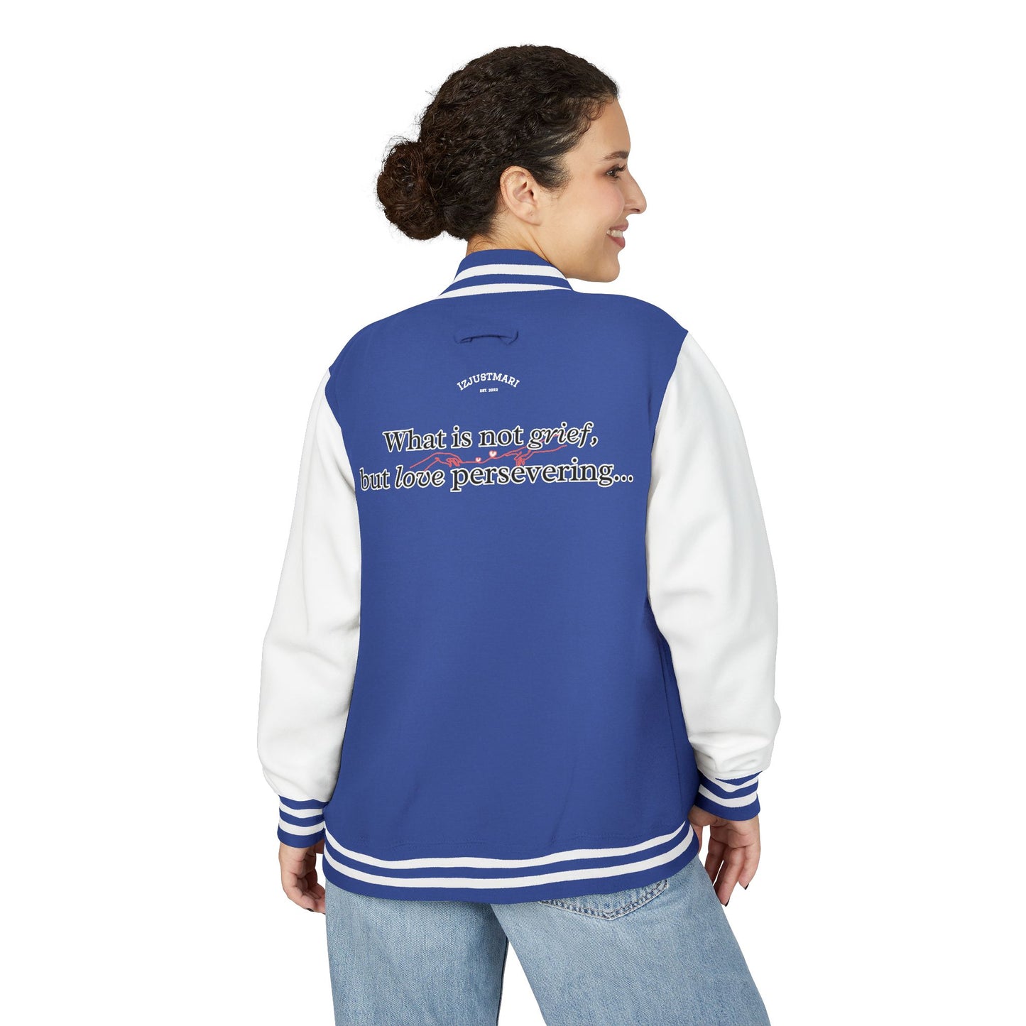 Embroidered Denim Jacket WandaVision Quote