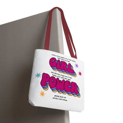 Cheetah Girls "Girl Power" Lyrics Tote Bag — Retro 2000s Fan Tote