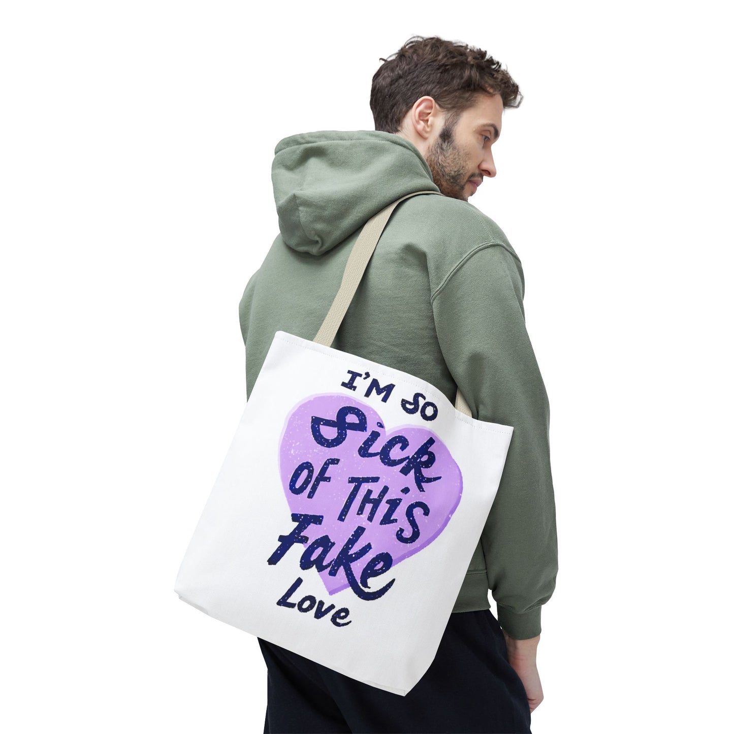 Fake Love Lyric BTS Tote Bag