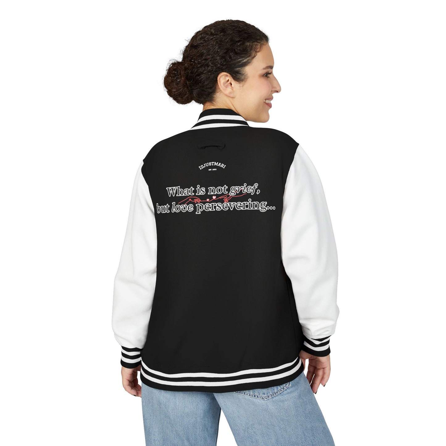 Embroidered Denim Jacket WandaVision Quote