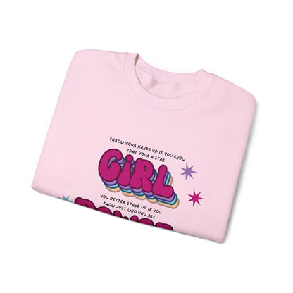 Cheetah Girls "Girl Power" Lyrics Crewneck Sweatshirt
