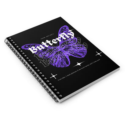BTS Suga Butterfly Lyric Spiral Notebook