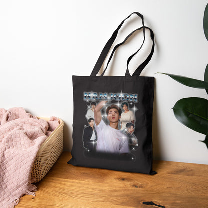 Namjoon Vintage Portrait Graphic Canvas Tote