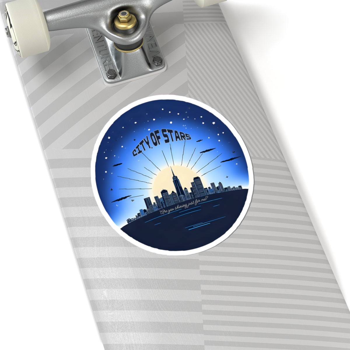 La La Land City of Stars Kiss-Cut Sticker