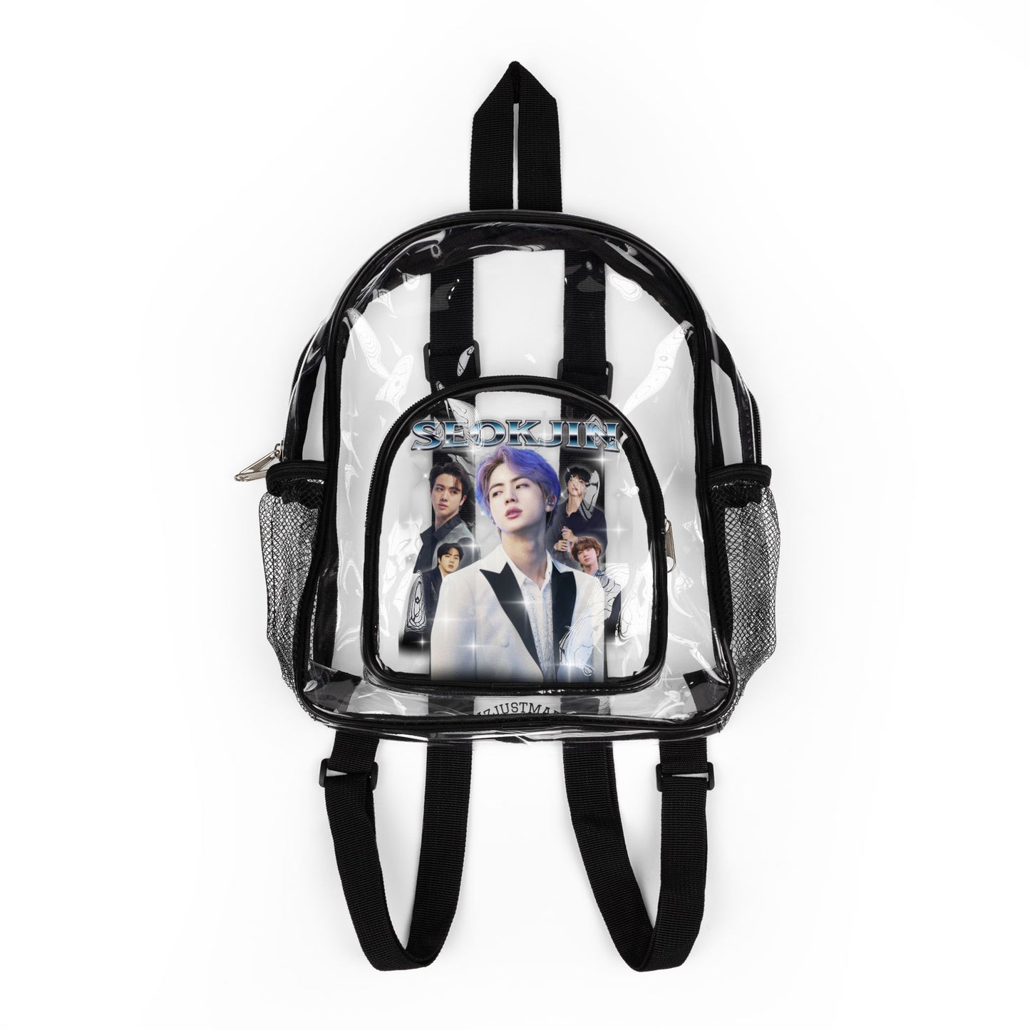 Seokjin Clear Stadium Backpack — Concert-Ready Clear Backpack for Fans