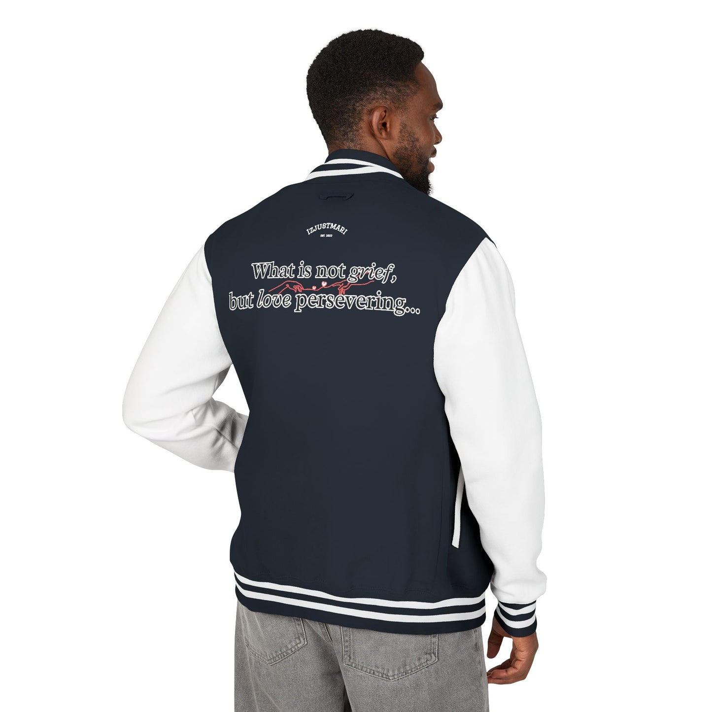 Embroidered Denim Jacket WandaVision Quote