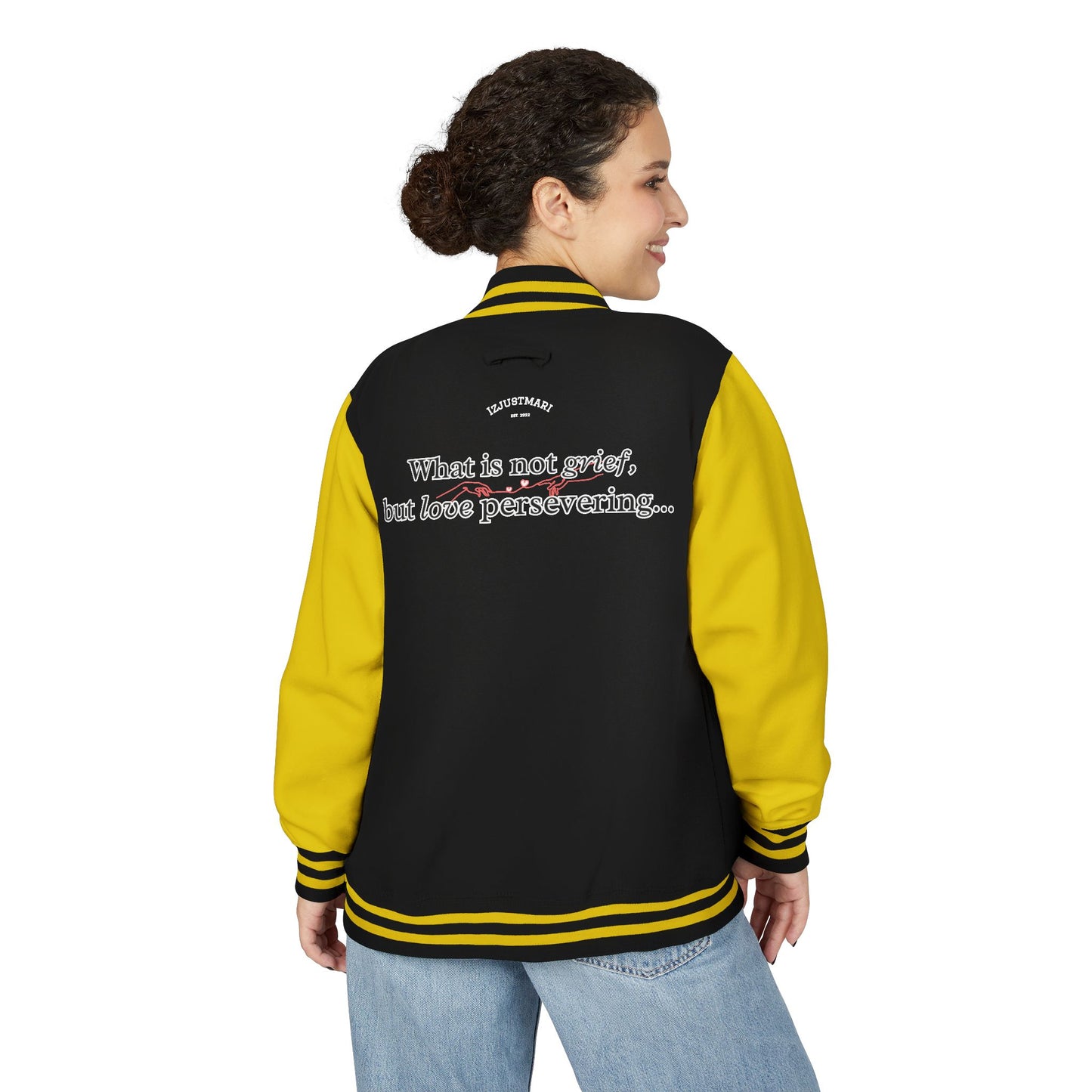 Embroidered Denim Jacket WandaVision Quote