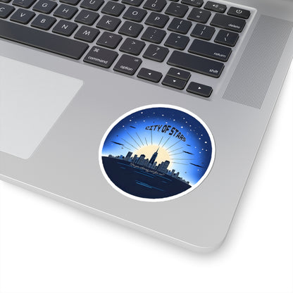 La La Land City of Stars Kiss-Cut Sticker
