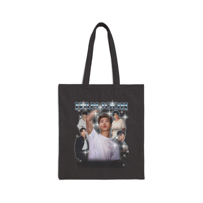 Namjoon Vintage Portrait Graphic Canvas Tote