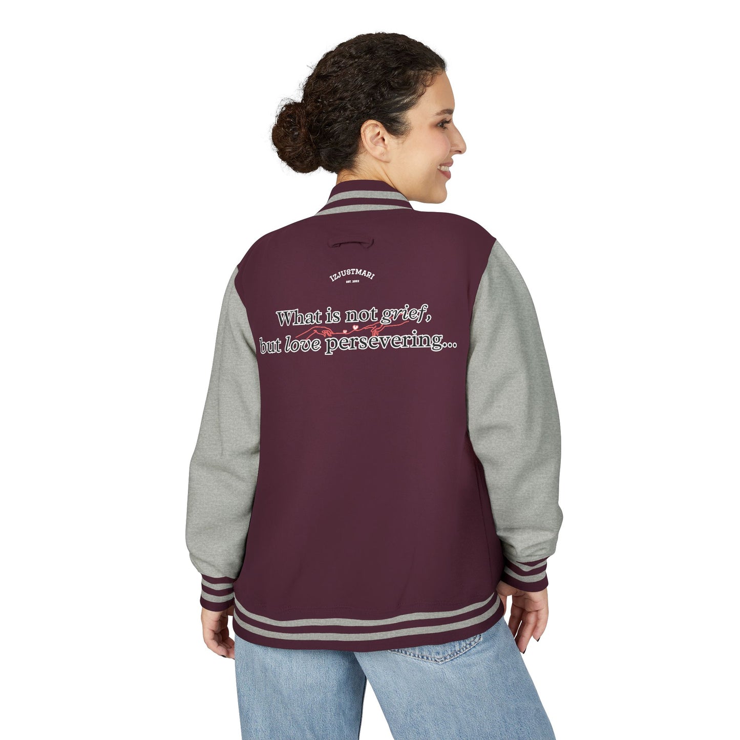 Embroidered Denim Jacket WandaVision Quote