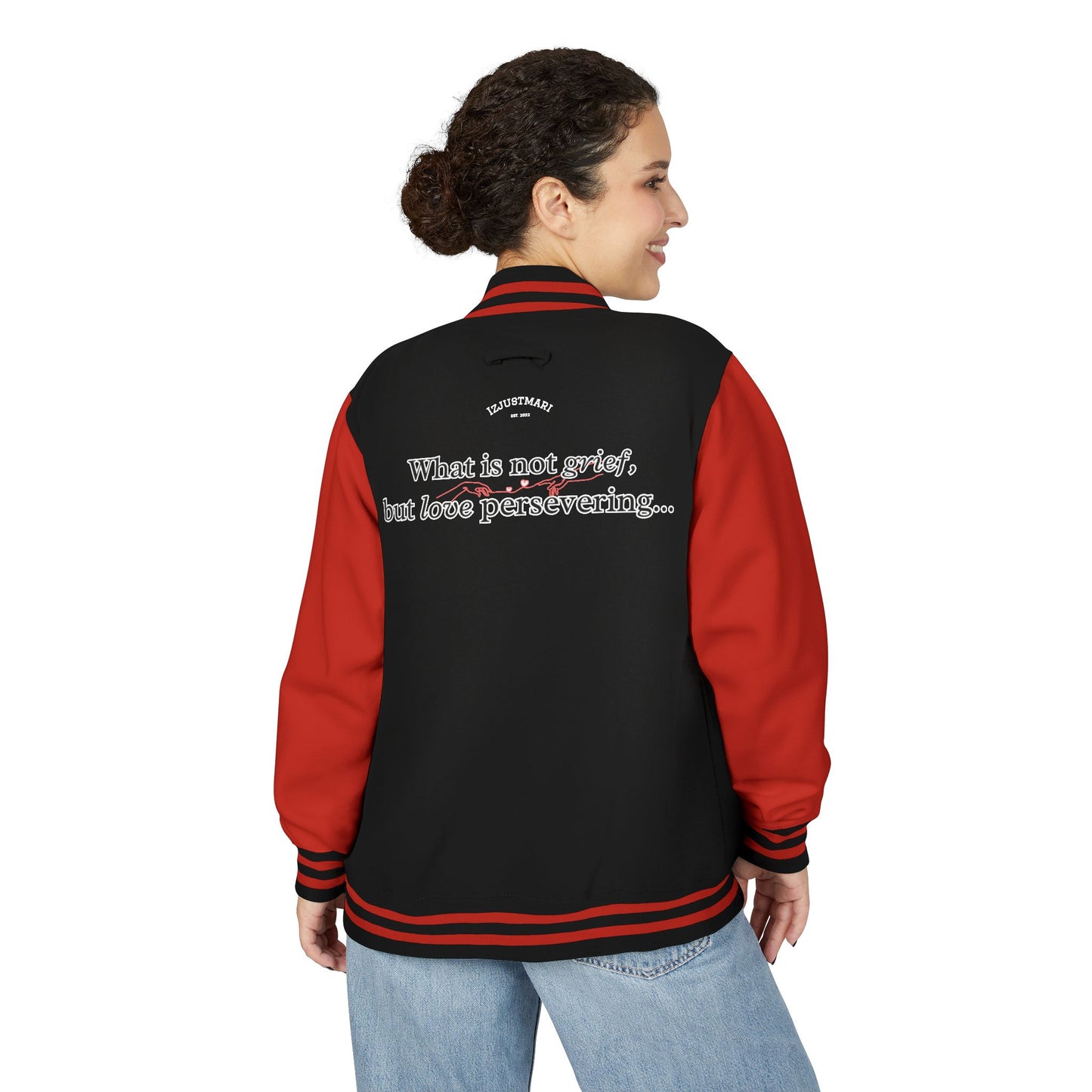 Embroidered Denim Jacket WandaVision Quote