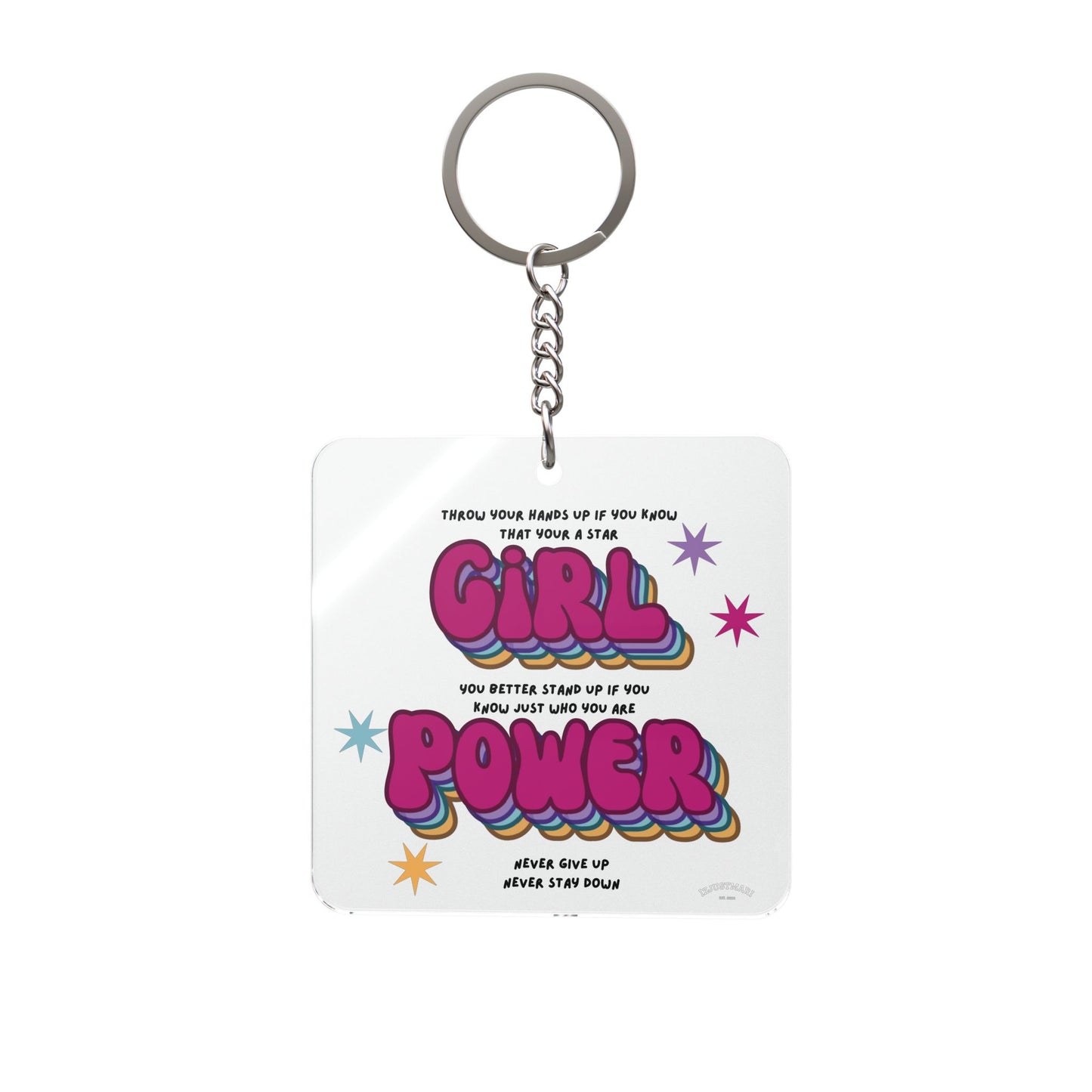 Cheetah Girls "Girl Power" Lyric Acrylic Keychain