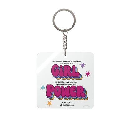 Cheetah Girls "Girl Power" Lyric Acrylic Keychain