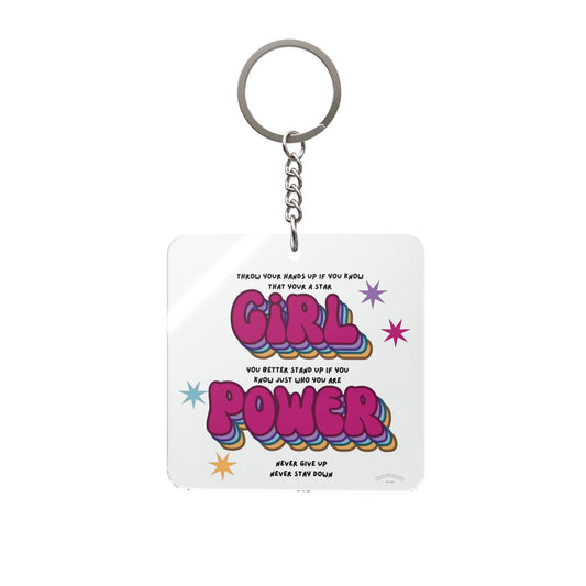 Cheetah Girls "Girl Power" Lyric Acrylic Keychain