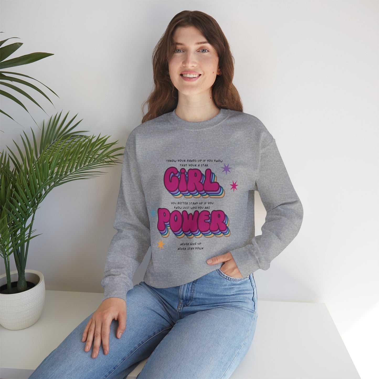 Cheetah Girls "Girl Power" Lyrics Crewneck Sweatshirt