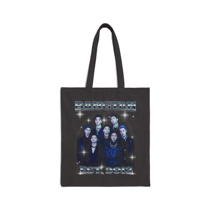 BTS Vintage Portrait Graphic Canvas Tote