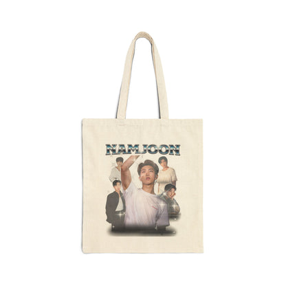 Namjoon Vintage Portrait Graphic Canvas Tote