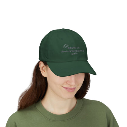 Dad Cap — “I didn’t see you when I was backing up in my truck” Embroidered Trucker Hat