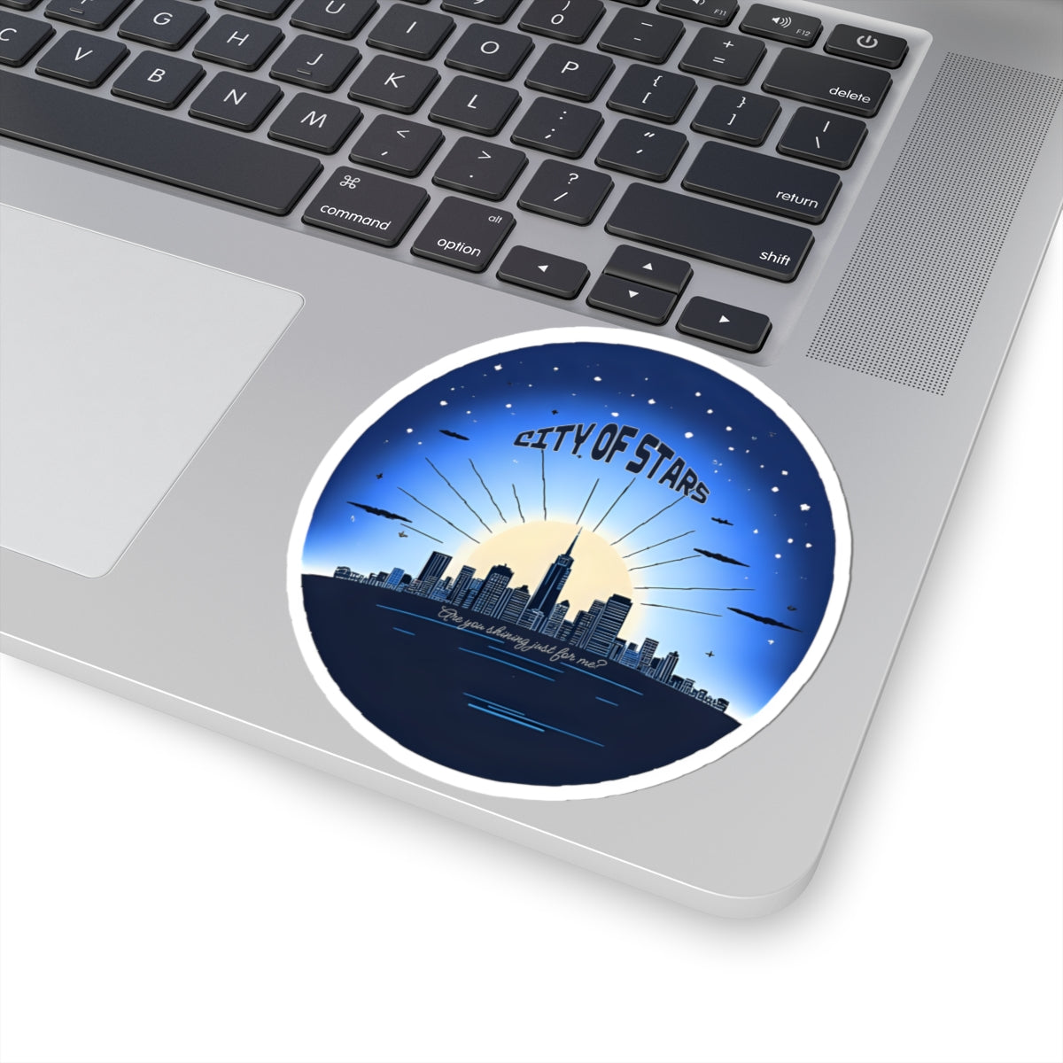 La La Land City of Stars Kiss-Cut Sticker