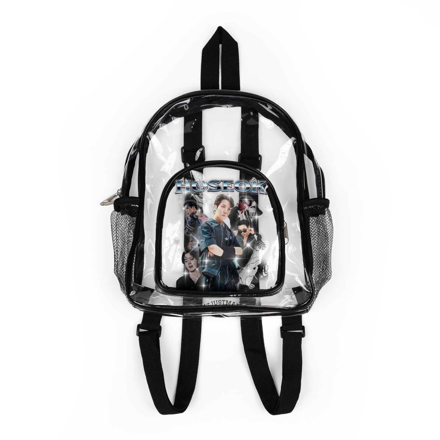Hoseok Clear Stadium Backpack — Concert-Ready Clear Backpack for Fans