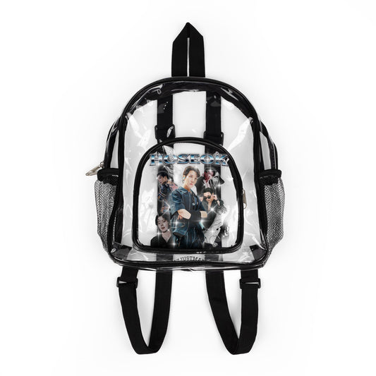 Hoseok Clear Stadium Backpack — Concert-Ready Clear Backpack for Fans