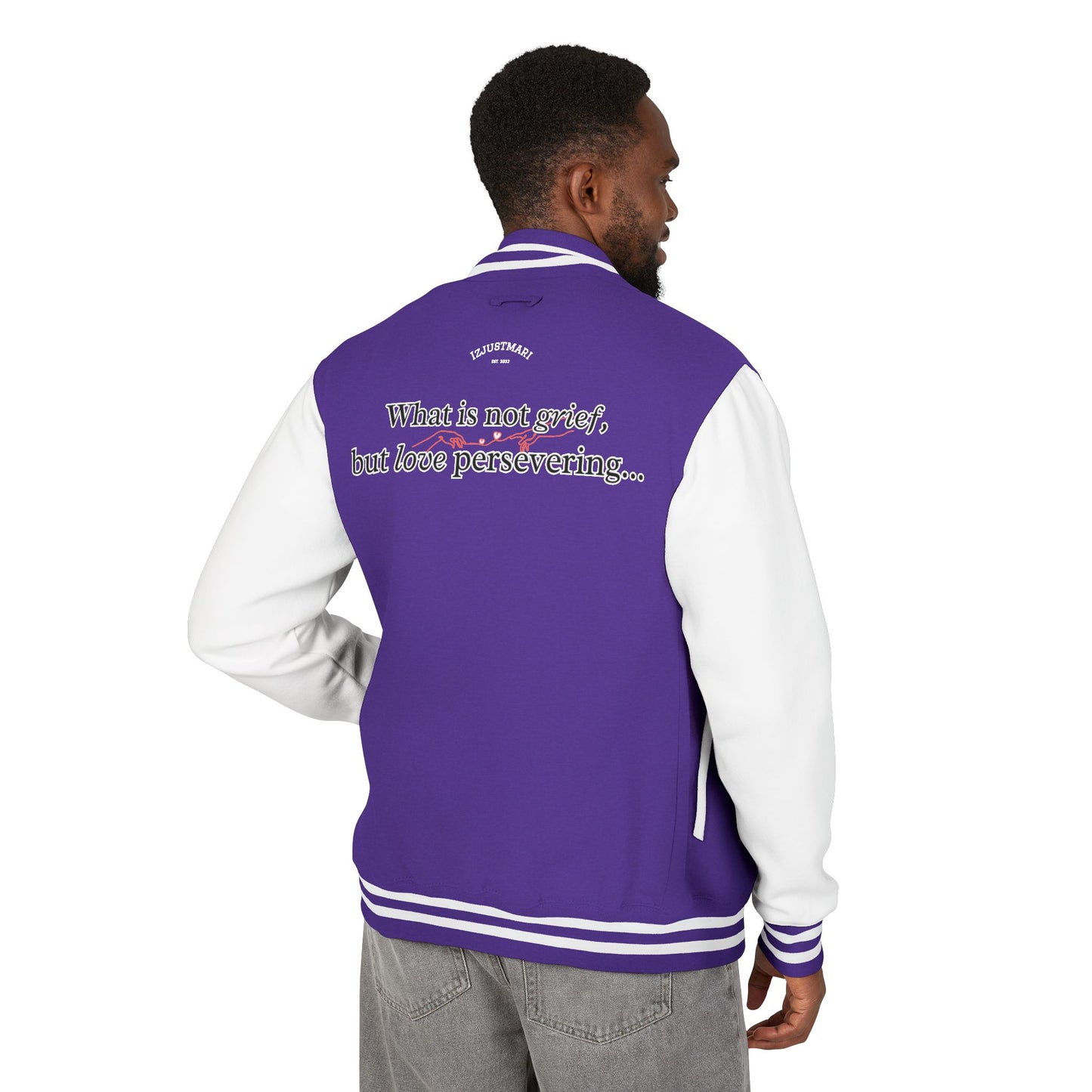 Embroidered Denim Jacket WandaVision Quote