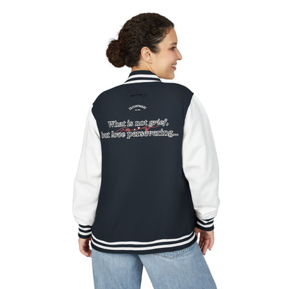 Embroidered Denim Jacket WandaVision Quote