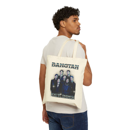 BTS Vintage Portrait Graphic Canvas Tote