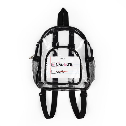 Laufey Clear Stadium Backpack — Concert-Ready Clear Backpack for Fans