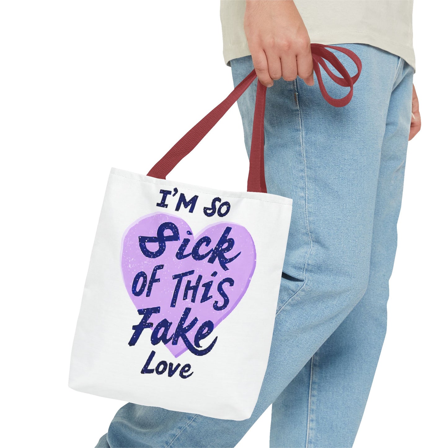 Fake Love Lyric BTS Tote Bag