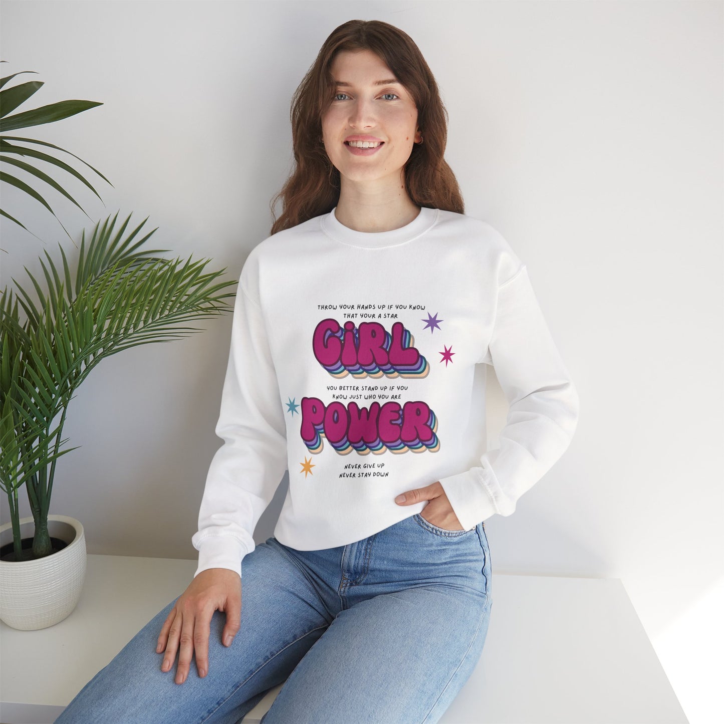 Cheetah Girls "Girl Power" Lyrics Crewneck Sweatshirt