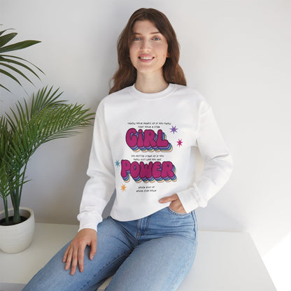 Cheetah Girls "Girl Power" Lyrics Crewneck Sweatshirt