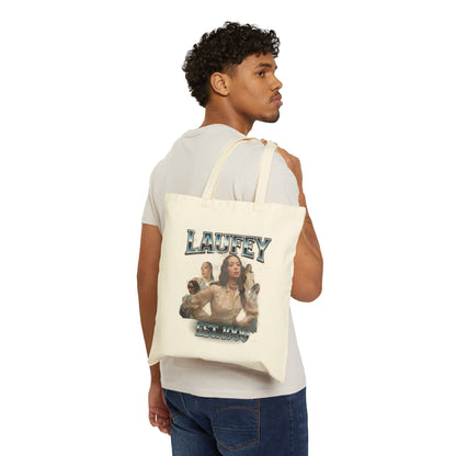 'Laufey' Vintage Portrait Graphic Canvas Tote for Laufey Fans