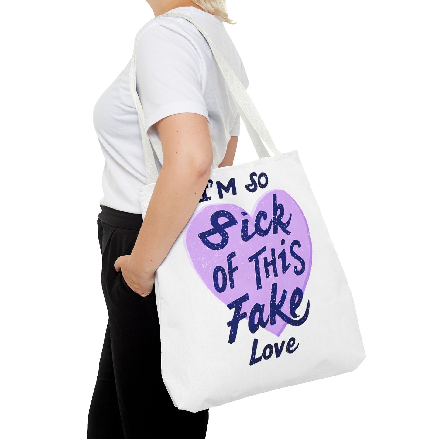 Fake Love Lyric BTS Tote Bag
