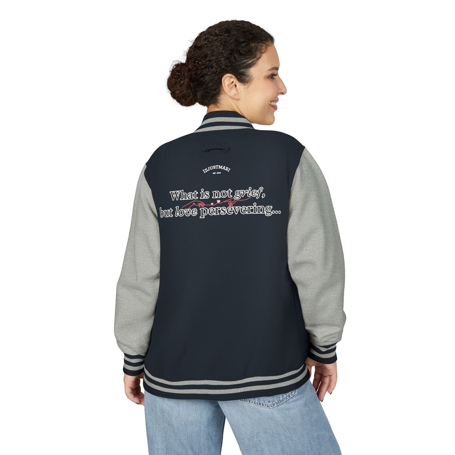 Embroidered Denim Jacket WandaVision Quote