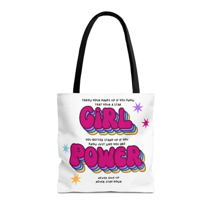Cheetah Girls "Girl Power" Lyrics Tote Bag — Retro 2000s Fan Tote