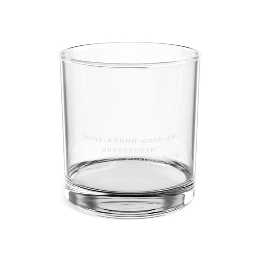 Engraved Whiskey Glass 10.5oz — “Ahhh‑AHHHH‑ahhh‑AH‑ahhhhhhh” (Cynthia Erivo, Defying Gravity)